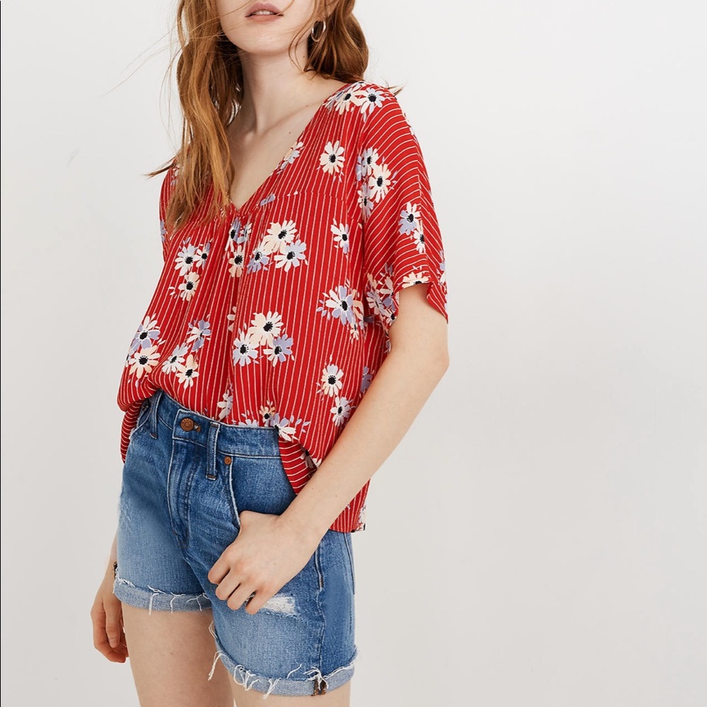 Madewell Rhyme Top in Daisy Society